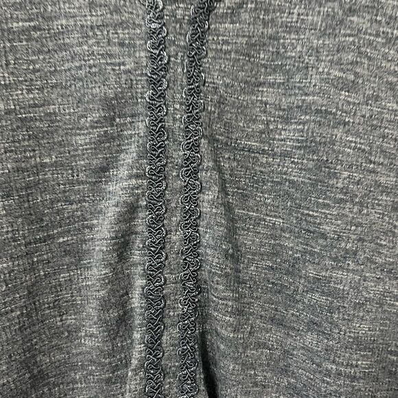 🟢Christopher & Banks Blue3/4 Sleeve Front Tie V Neck  Top Size PS NWT - Picture 3 of 8